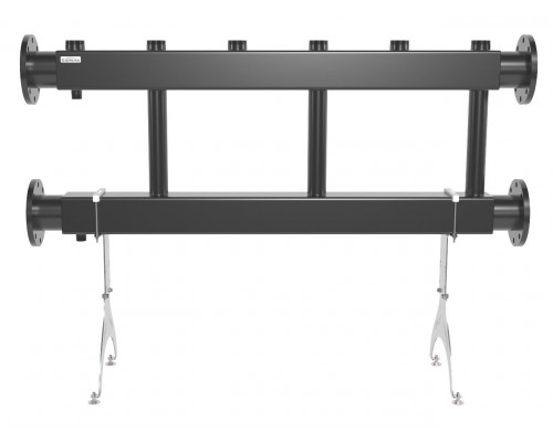 Модульный коллектор MK-1000-3x50 (до 1 мВт, 2 магистр. подкл. Фл.Ду100, 3 контура G 2″ вверх или вниз)